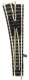 9170 Fleischmann Left hand standard point for manual operation, length 111 mm